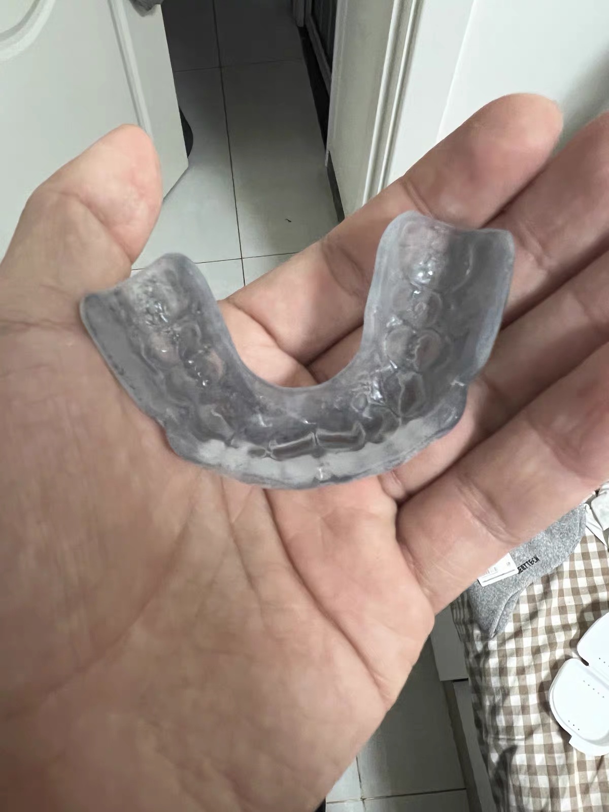 Customer 6 mouthguard view 1