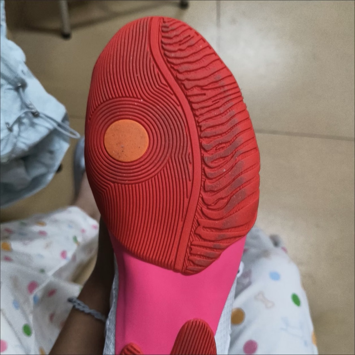 Buyer photo: Nike HyperKO 2 red outsole