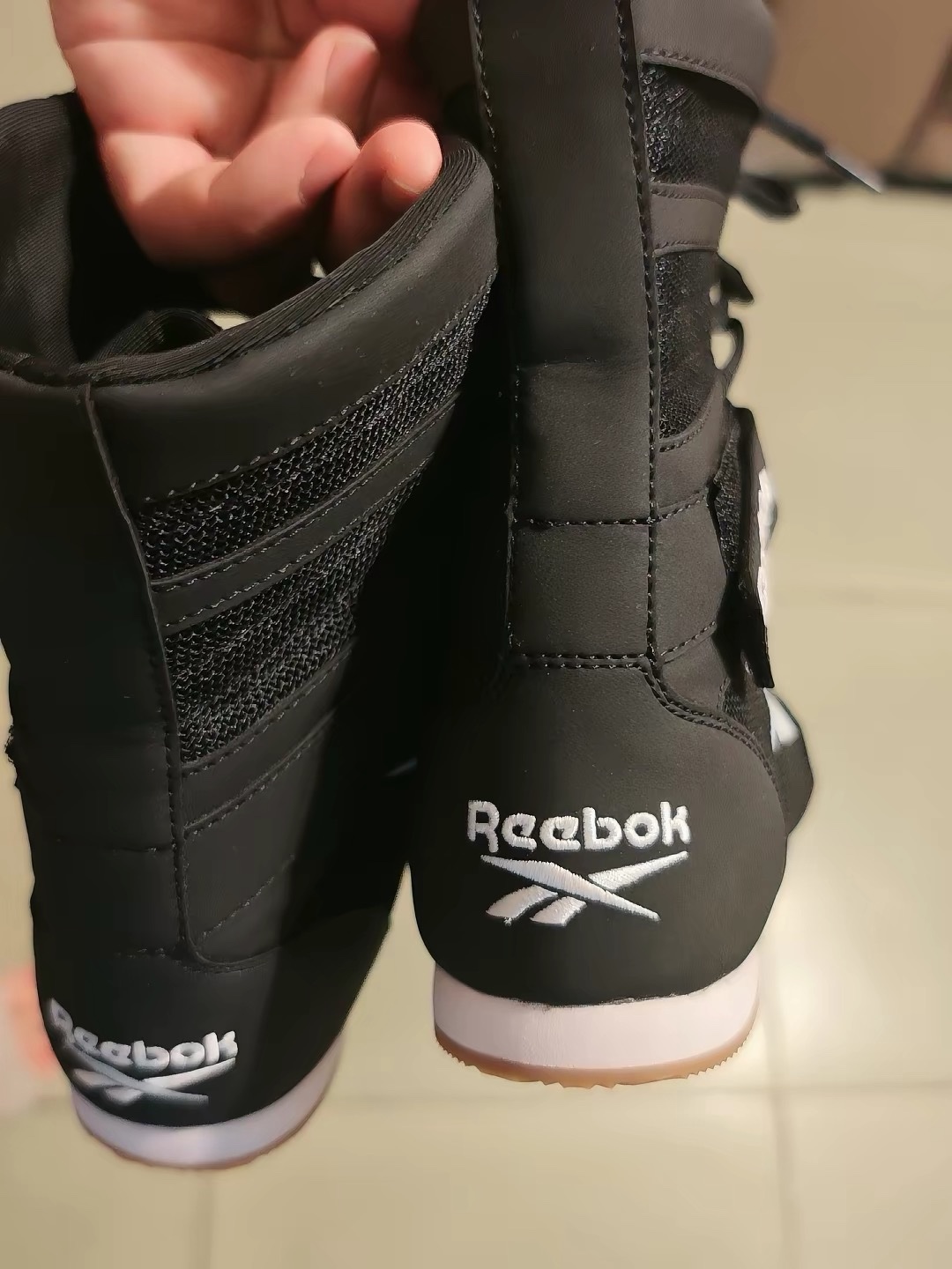 Buyer photo: heel with Reebok logo
